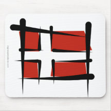 Danmark borstar flagga mus mattor