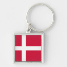 Danmark flagga DK Nyckelringar