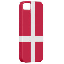Danmark flagga iPhone 5 Case-Mate skal