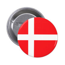 Danmark flagga knapp