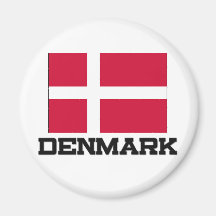 Danmark flagga kylskåpmagneter
