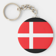 Danmark flagga nyckel ringar