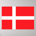 Danmark flagga posters