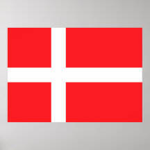 Danmark flagga posters