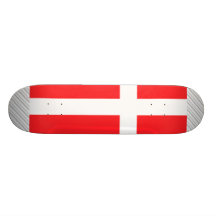 Danmark flagga skate decks