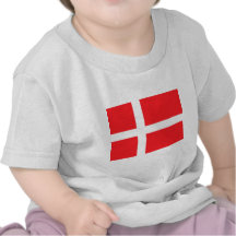 Danmark flagga tee