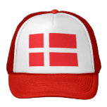 Danmark flagga trucker kepsar
