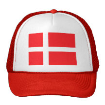 Danmark flagga trucker kepsar