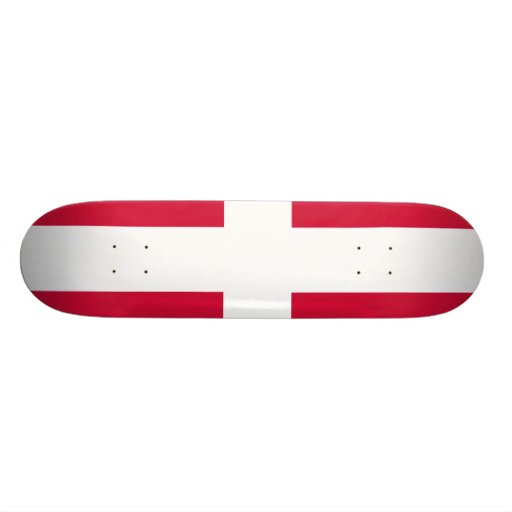 Danmark flaggadesign anpassningsbara skateboard