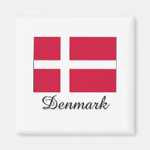Danmark flaggadesign kylskåps magneter