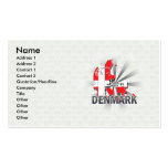 Danmark flaggakarta 2,0 visitkort