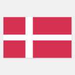 Danmark flaggaklistermärke
