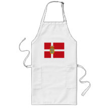 Danmark Flagw COA-förkläde
