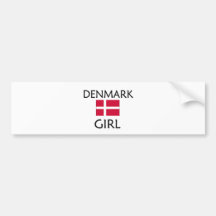 DANMARK FLICKA BILDEKAL