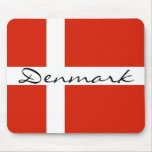 Danmark med Dannebrog Musmattor