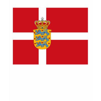 Danmark sjunker w-COA-T-tröja från FlagTshirts