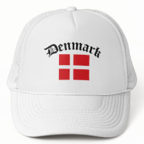 Danmark sjunker w/Inscription Kepsar