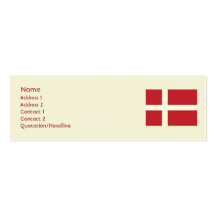 Danmark - smala visitkort mallar