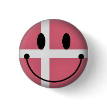 Danmark Smiley Knapp Med Nål