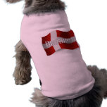 Danmark som vinkar flagga djur shirt