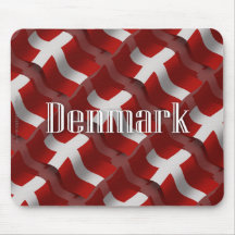 Danmark som vinkar flagga musmatta