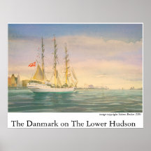 Danmarken på den lägre Hudsonen Affischer