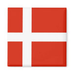 Dannebrog; Representanten sjunker av Danmark Magnet För Kylskåp