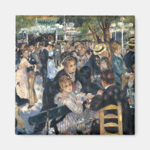 Dansa på Le moulin de la Galette, Renoir Magneter