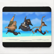 Dansa pirater Mousepad Mus Matta
