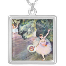 Dansare med en bukett av blommor av Edgar Degas Hängsmycke