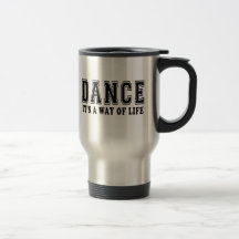 Dansen är det livsföringen kaffe kopp