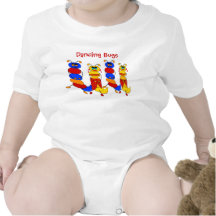 Dansen för baby för T-tröjabarnflicka buggar flick