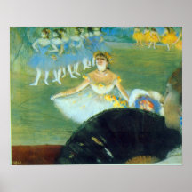 Dansen med buketten av Edgar Degas Affischer