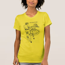 dansen skor t-shirt