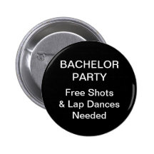 Danser för för Bachelorette partyShots och varv Knappar Med Nål