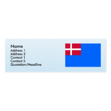 Danskablåttensign, Danmark Visitkort Mall
