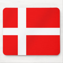 Danskaflagga av Danmark för danskar Mus Matta