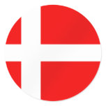 Danskan sjunker av Danmark för danskar Klistermärke