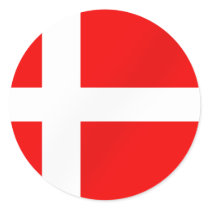 Danskan sjunker av Danmark för danskar Klistermärke