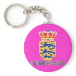 DanskEmblem Nyckel Ring