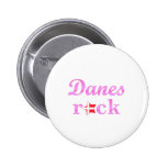 Dansksten - gullig rosa pins