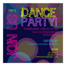 Dansparty! Inbjudan