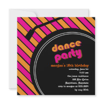 Danspartyinbjudan