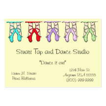 Dansstudiovisitkortar