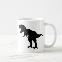DansT-Rex design Kaffe Mugg