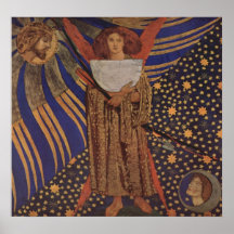 Dante Gabriel Rossetti - Dantes kärlek Affischer