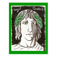 Dantes Inferno, vykort för Canto II