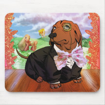 Dapper Daschund Mousepad Musmatta