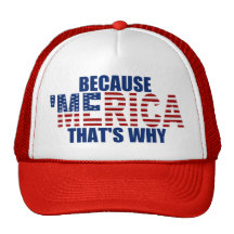 DÄRFÖR ATT 'MERICA SOM ÄR DÄRFÖR (den röda/blått) 