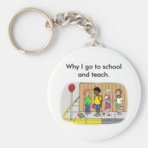 Därför jag undervisar Keychain Nyckel Ring